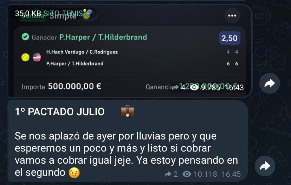 Apuesta de 500.000€
