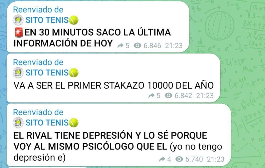 Info privilegiada falsa